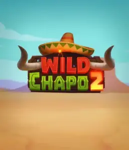 Step into the vibrant Mexican desert with Wild Chapo 2 slot by Relax Gaming, showcasing a whimsical bull wearing a sombrero set against a serene desert backdrop. This image conveys the charm and humor of the game, perfect for players who enjoy unique themes, delivering a entertaining play experience.