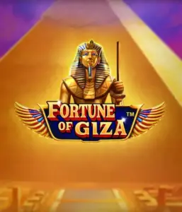 Step into the mystical world of Fortune of Giza slot by Pragmatic Play, featuring a majestic depiction of a Pharaoh set against the iconic pyramid backdrop. This image conveys the richness of Egyptian heritage, perfect for history buffs, offering a fascinating gaming experience.